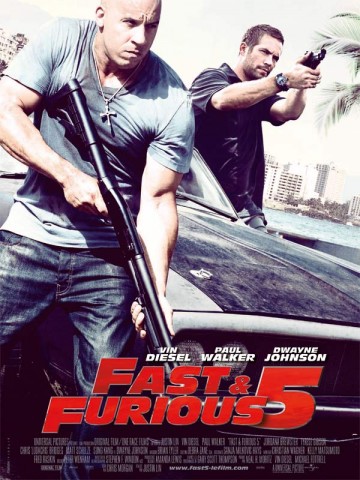 Affiche Fast and Furious 5