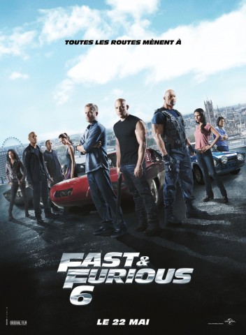 Affiche Fast and furious 6