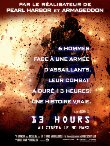 Affiche 13 Hours - The Secret Soldiers of Benghazi